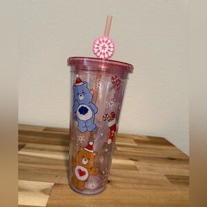 Brand New Cute Bear Holiday Tumbler with Straw
